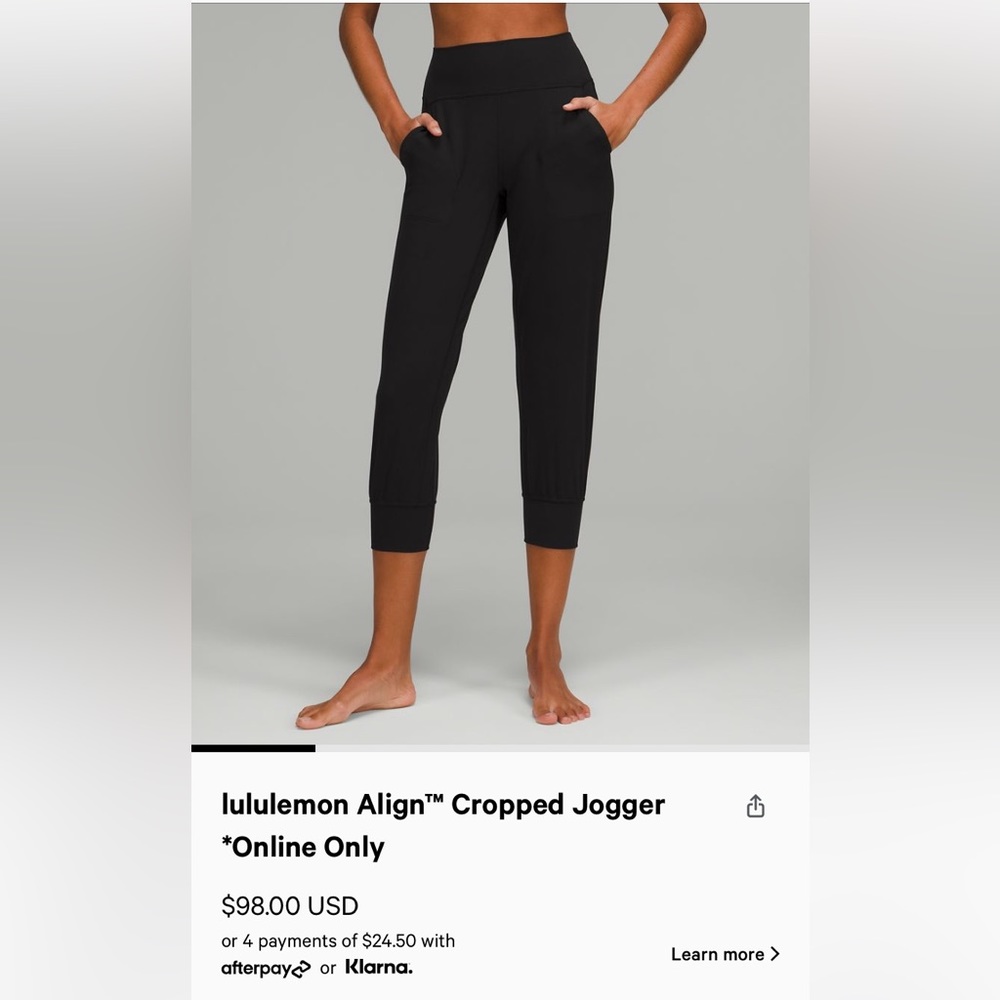 Lululemon Align Cropped Jogger 6